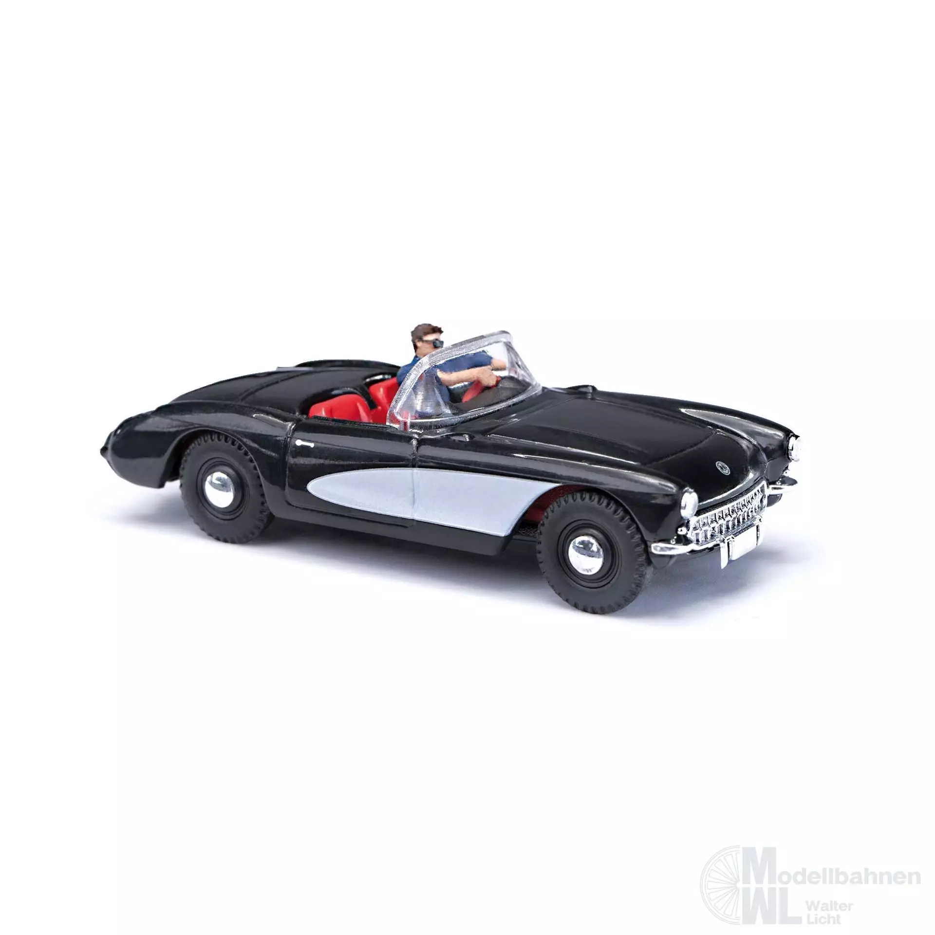 Busch 45435 - Chevrolet Corvette mit Figur H0 1:87