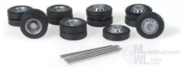 Rietze 70231 - Rädersatz Stadtbus silber H0 1:87