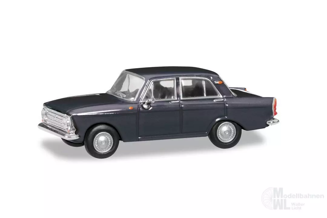 Herpa 024365-007 - Moskwitsch 408, anthraciet H0 1:87