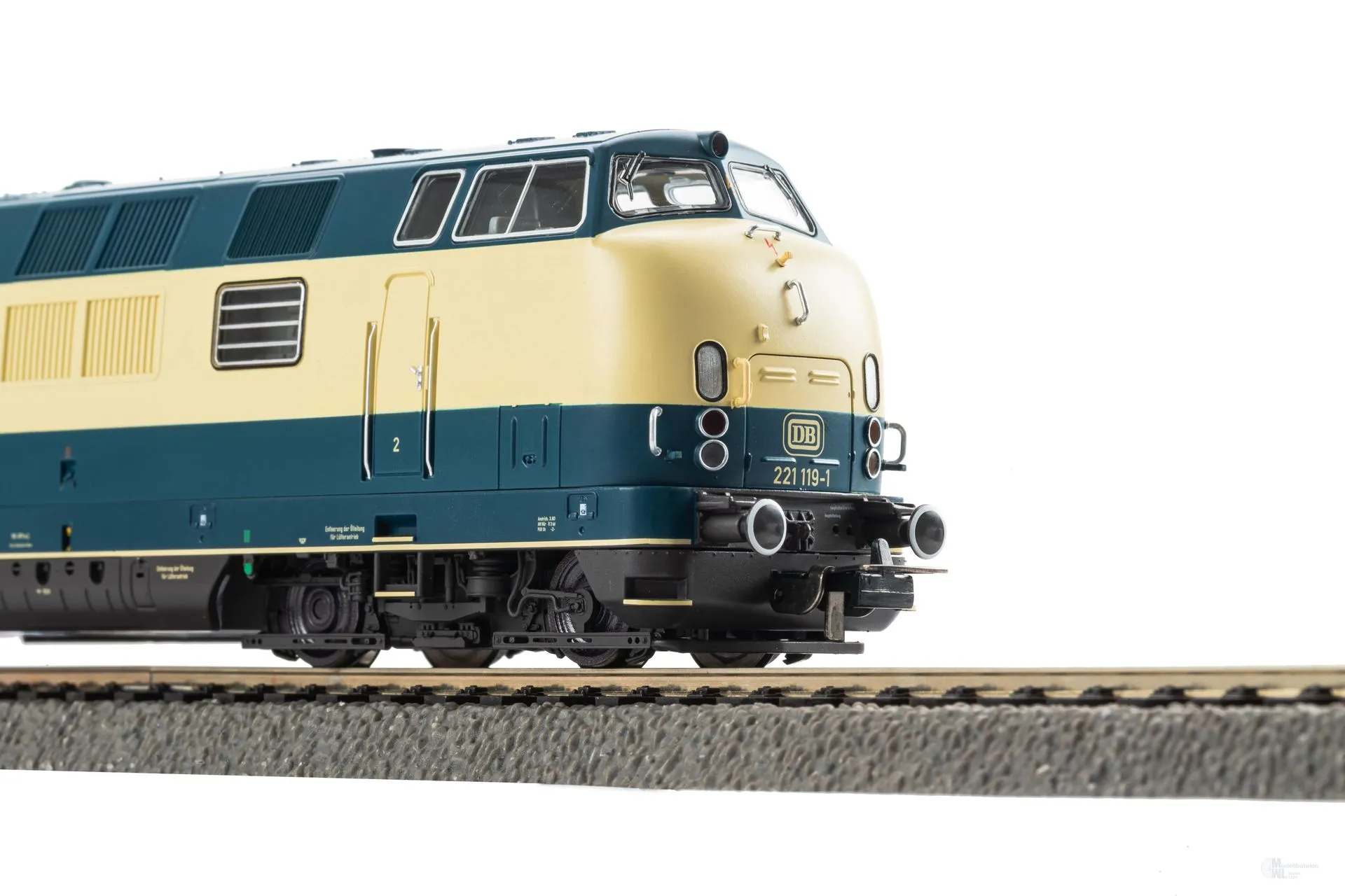 Piko 52618 - Dieselok BR 221 DB Ep.IV blau/beige H0/GL Sound