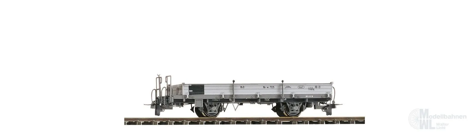 Bemo 2263118 - Niederbordwagen RhB Ep.IV-VI Kk-w 7308 H0m