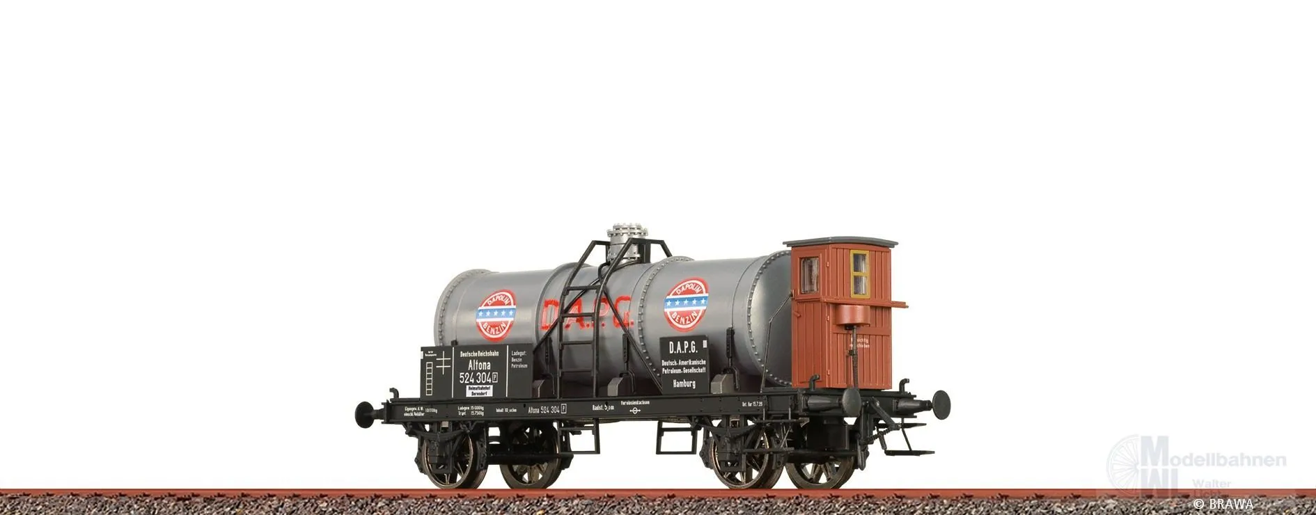 Brawa 50784 - Kesselwagen DRG Ep.II D.A.P.G. Altona 524 304 H0/GL