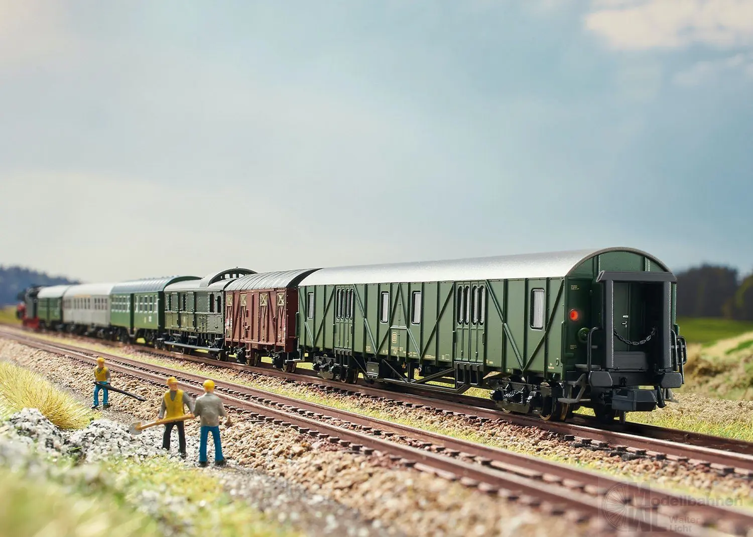 Trix 18296 - MHI Personenwagen Set DB Ep.IV 3.tlg. N 1:160