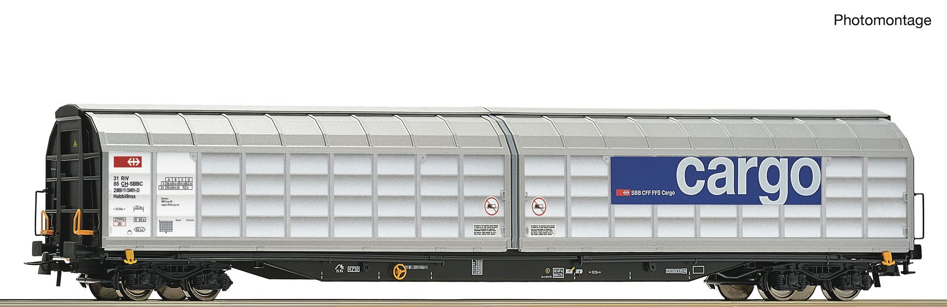 Roco 6600347 - Schiebewandwagen SBB Cargo