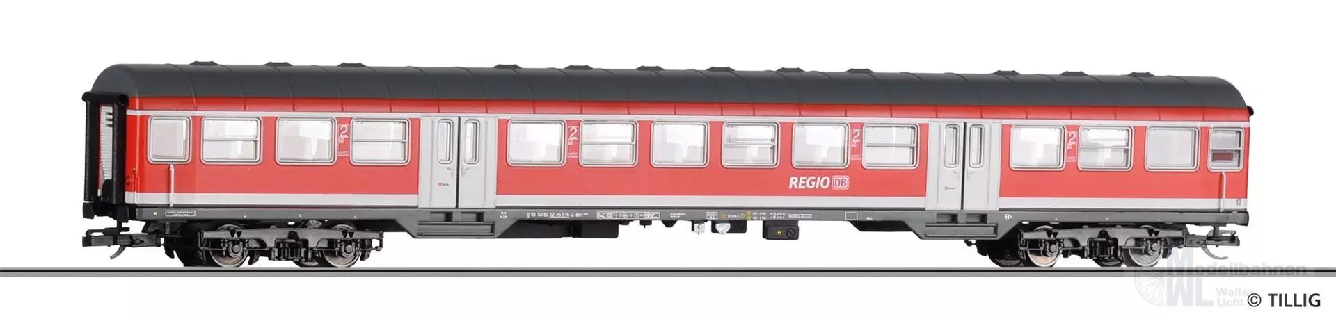 Tillig 16852 - Personenwagen DB AG Ep.VI TT 1:120
