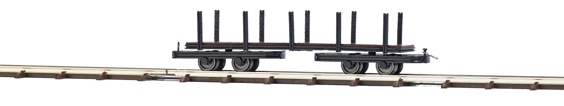 Busch 12245 - Flachwagen mit Rungen H0 1:87 Busch 12245 - Flachwagen mit Rungen H0 1:87