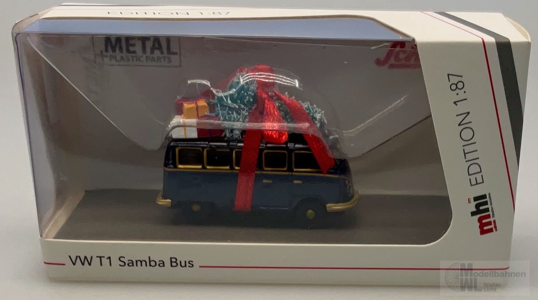 IMG_0588 Schuco sch452663900 - Schuco - VW T1 Samba Bus Weihnachtsmodell H0 1:87