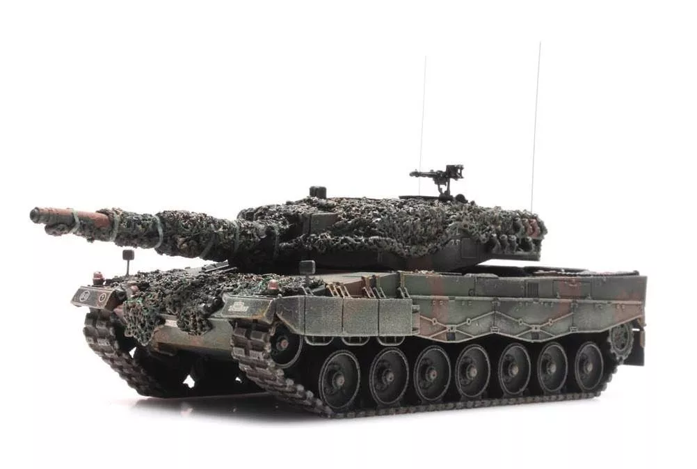 ARTITEC b.v. 6870110 - Panzer Leopard 2A4 Fleckentarnung Gefechtsklar Bundeswehr H0 1:87
