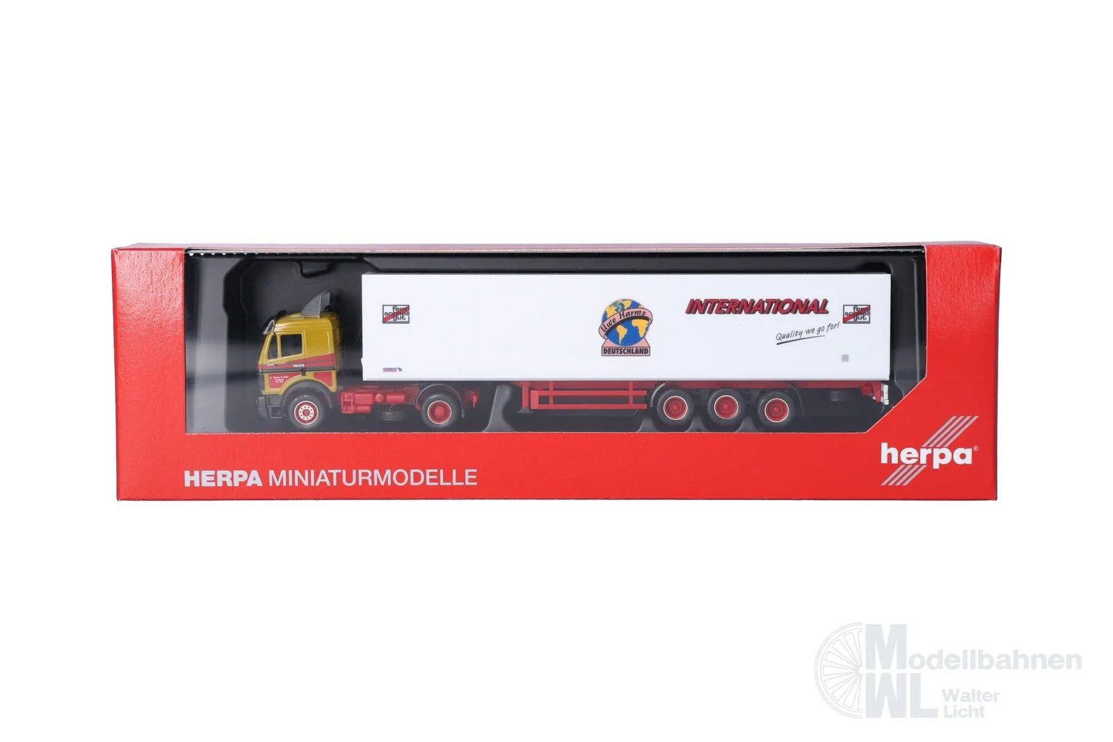 Herpa 320450 - Mercedes-Benz SK `88 Koffer-Sz Uwe Harms H0 1:87