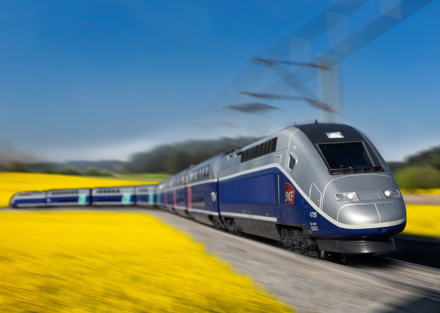 Trix 22381 - Triebzug TGV Duplex SNCF Ep.VI 4.tlg. H0/GL Sound