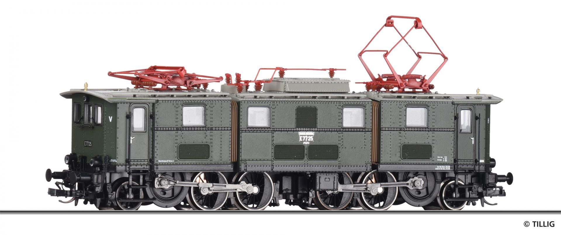 Tillig 96400 - E-Lok E 77 DR Ep.III TT 1:120