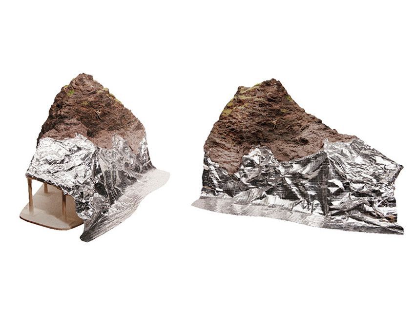 Noch 60833 - Geländebau-Gewebe 100 x 75 cm, gefaltet im Beutel G/1/0/H0/H0m/H0e/TT/N/Z