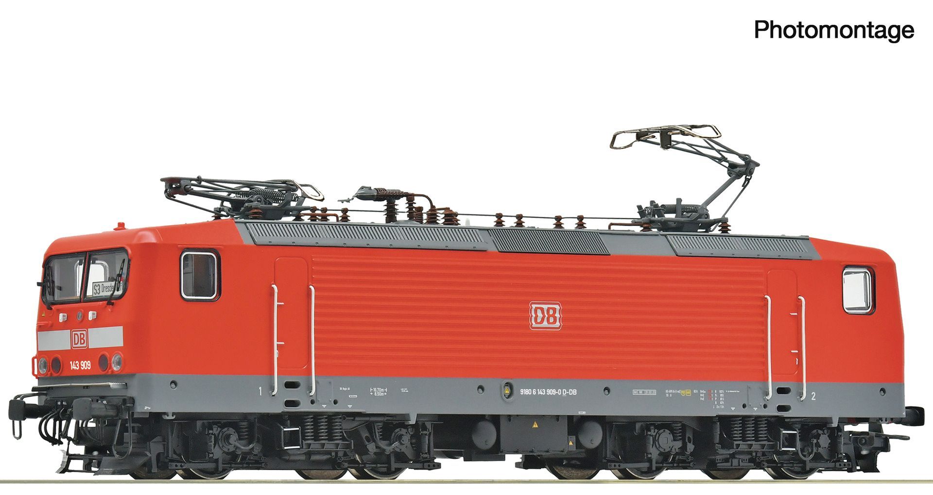 Roco 7500261 - E-Lok 143 909-0 DB AG / S-Bahn Dresden (VVO) H0/GL