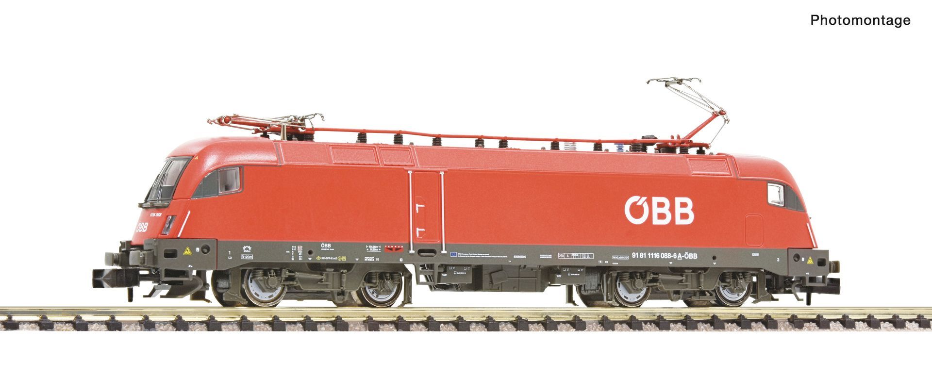 Fleischmann 7570091 - E-Lok Rh 1116 088-6 ÖBB Ep.VI N 1:160 SOUND