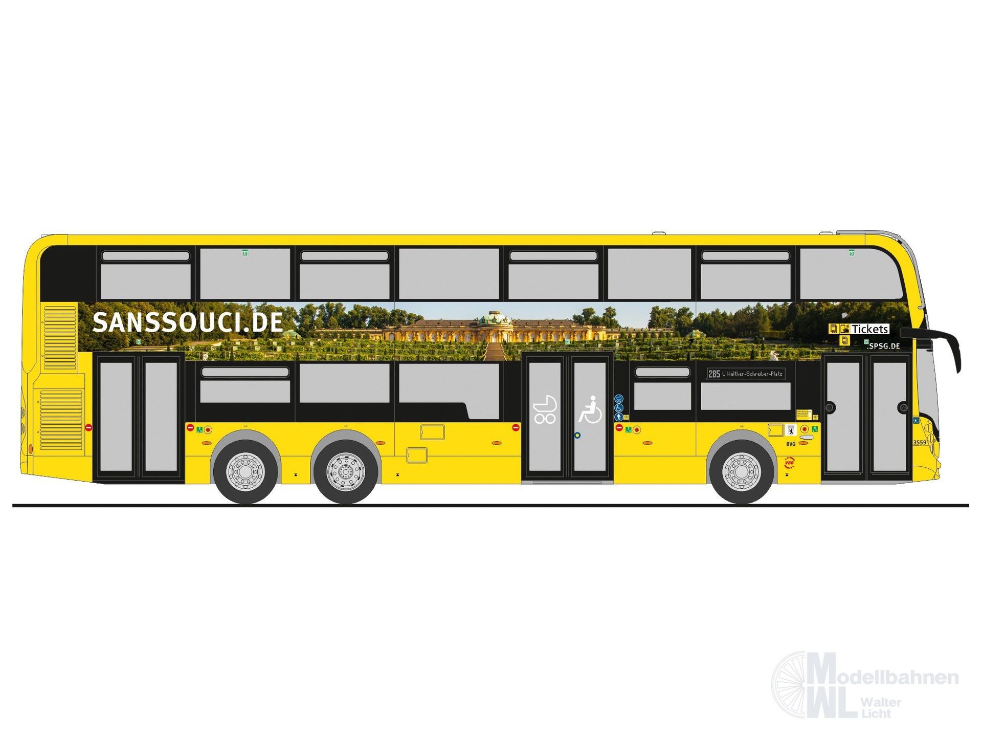 Rietze 78031 - Alexander Dennis Enviro500  BVG - Sanssouci H0 1:87