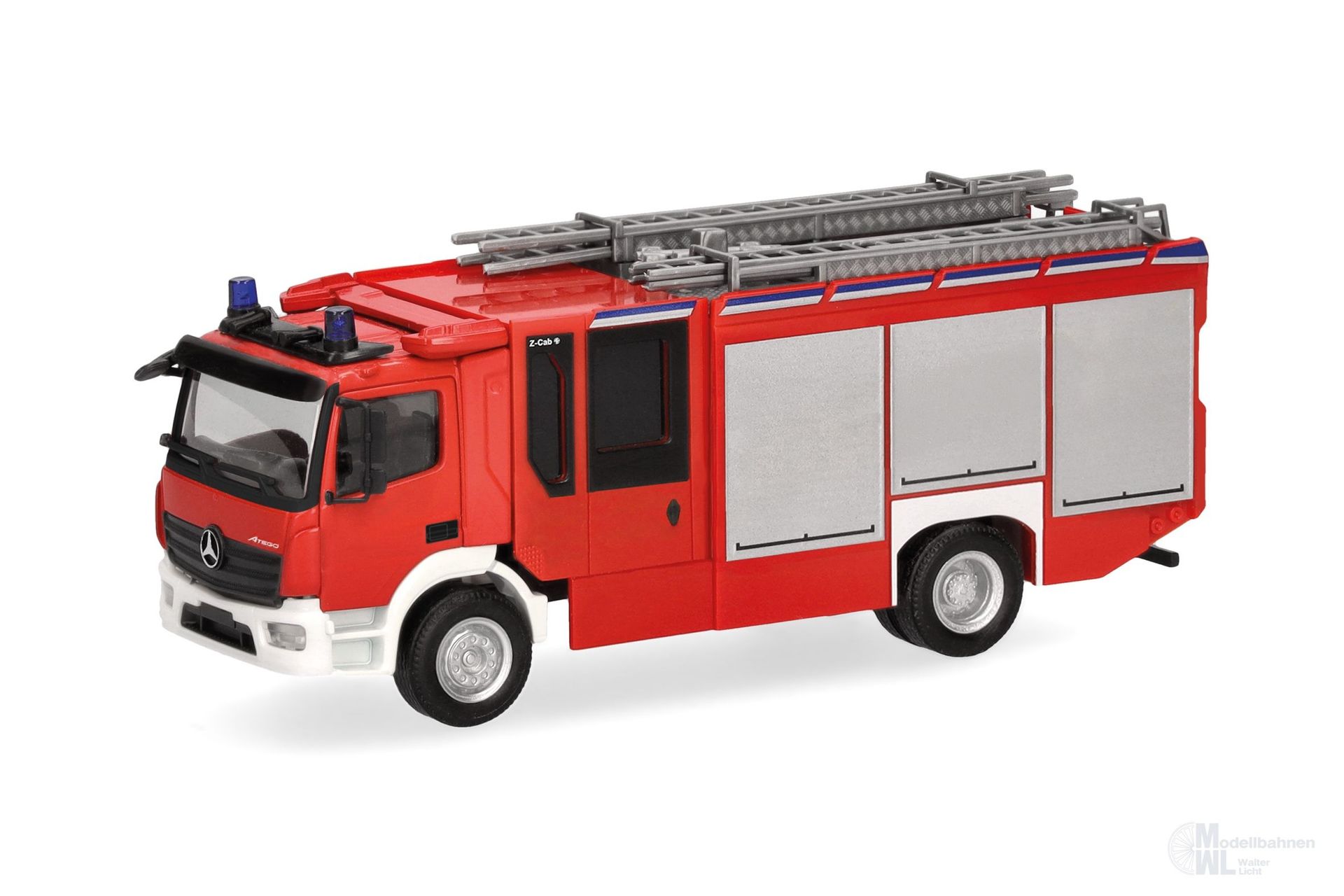 Herpa 098632 - Mercedes-Benz Atego 13 Z-Cab Feuerwehr H0 1:87