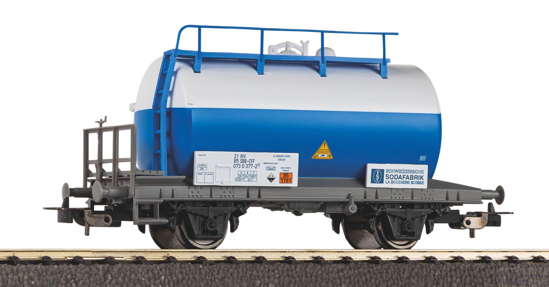 Piko 27729 - Kesselwagen SBB Ep.IV Schweizer Sodafabrik H0/GL