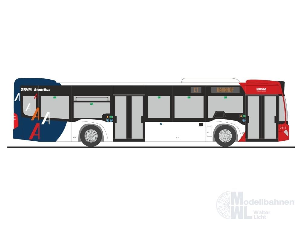 Rietze 69357 - Mercedes-Benz Citaro ´12 RVM - Stadtbus Ahlen H0 1:87