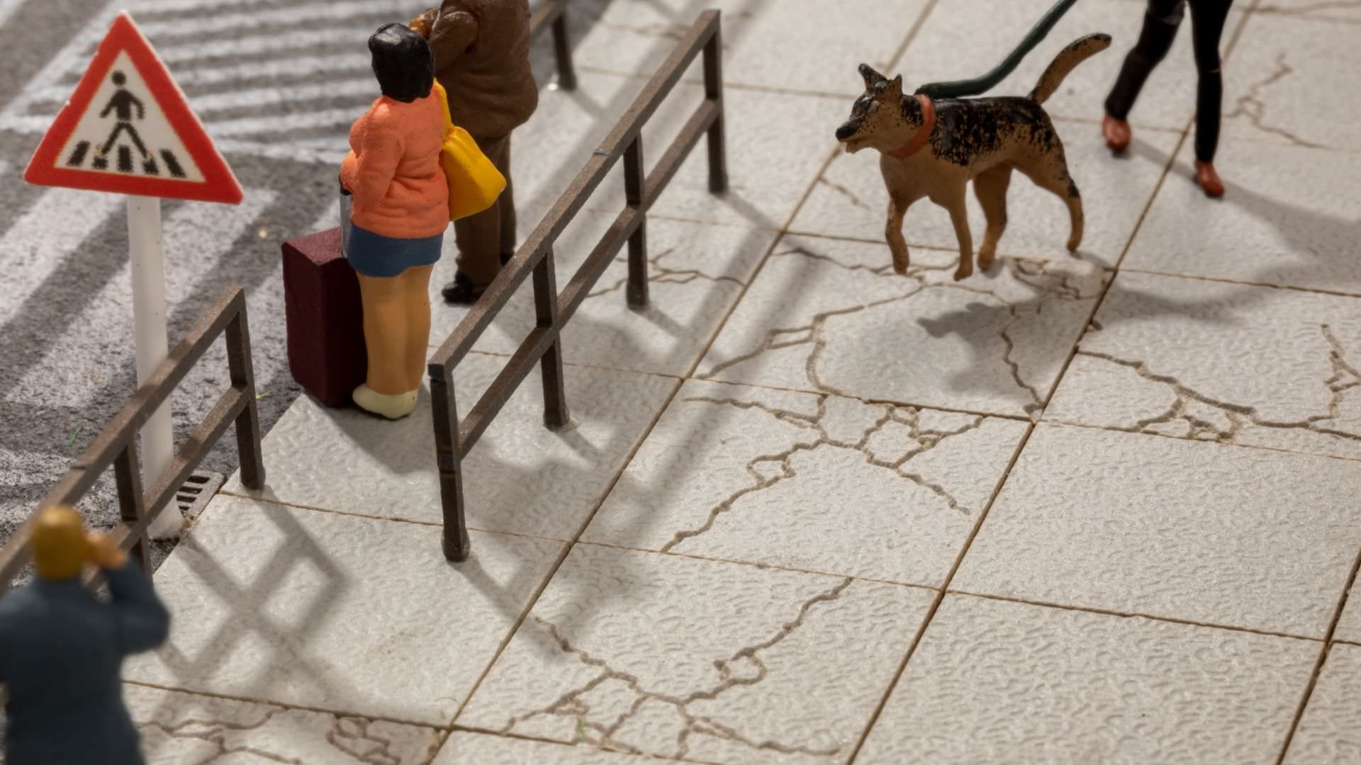 Noch 14429 - Großformat-Beton-Platten TT 1:120