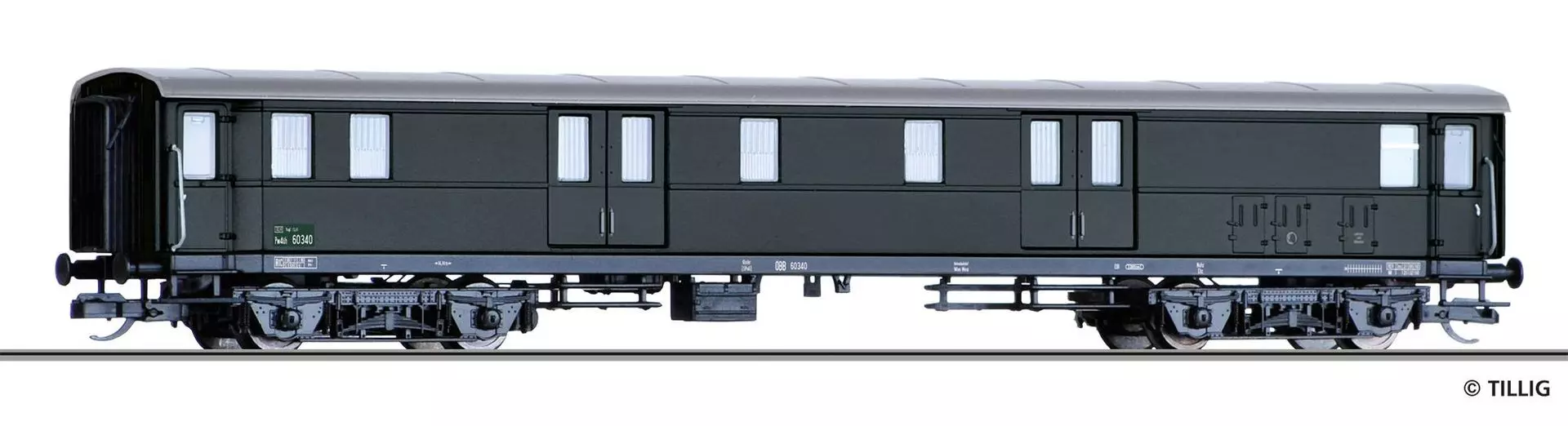 Tillig 13376 - Gepäckwagen ÖBB Ep.III Pw4üh TT 1:120