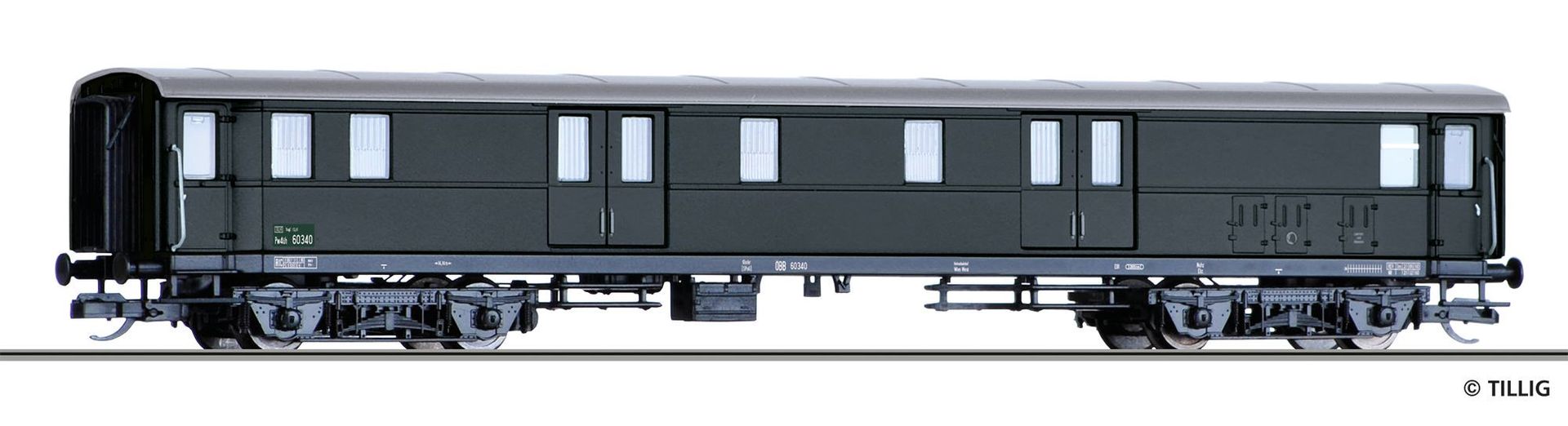 Tillig 13376 - Gepäckwagen ÖBB Ep.III Pw4üh TT 1:120