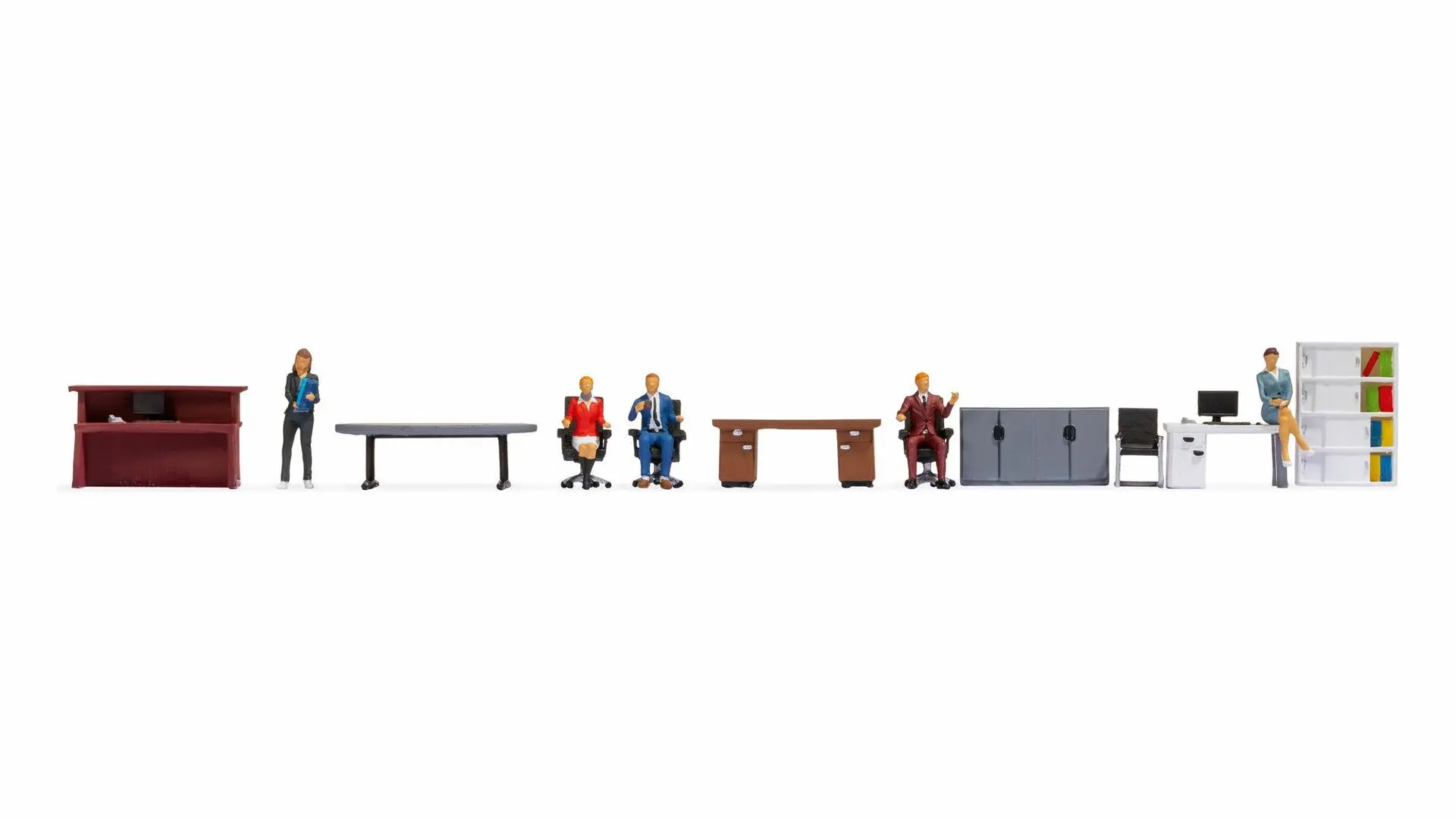 Noch 16251 - Figuren-Themenwelt Büro H0 1:87