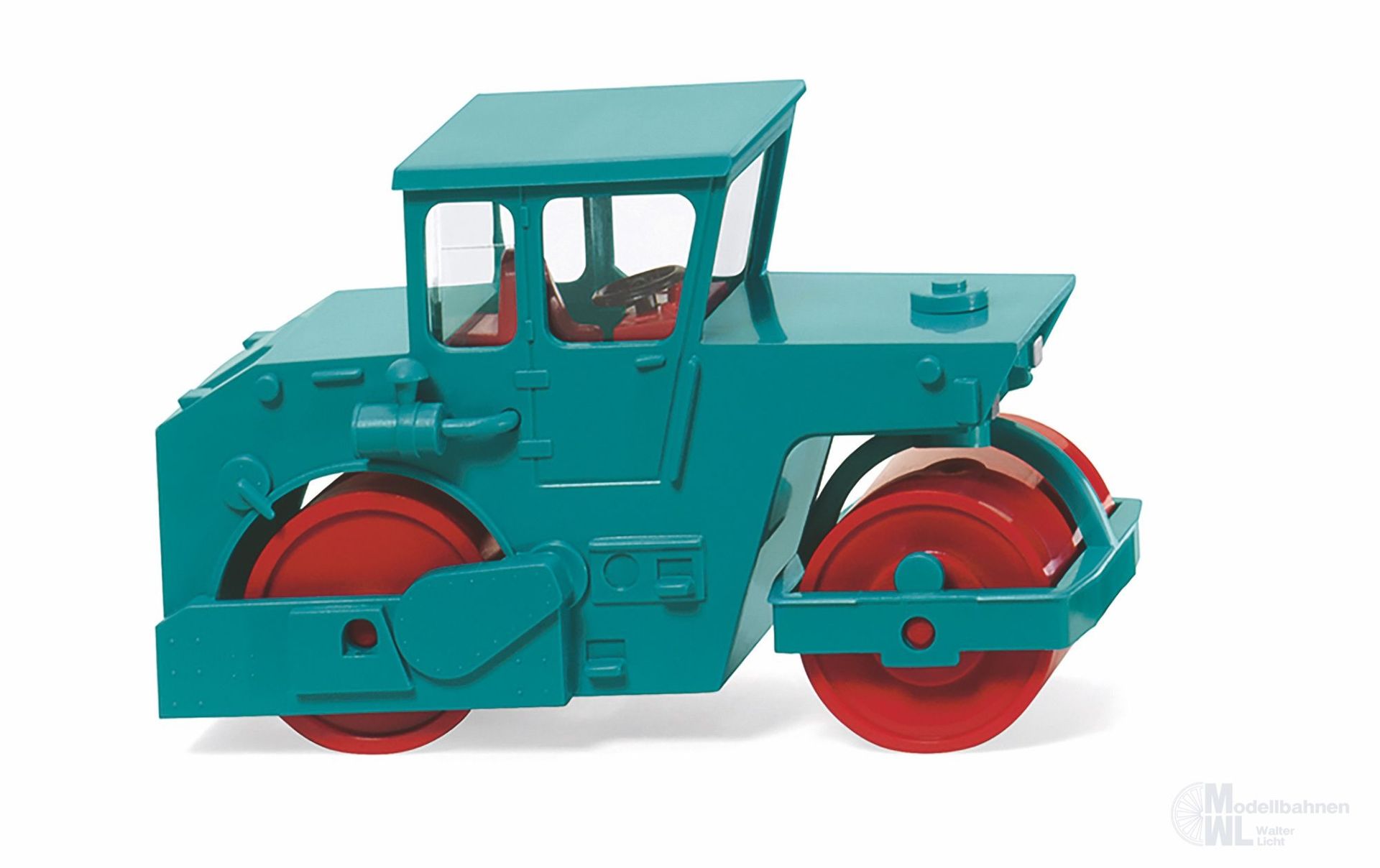 Wiking 065005 - Straßenwalze (ABG) - wasserblau H01:87