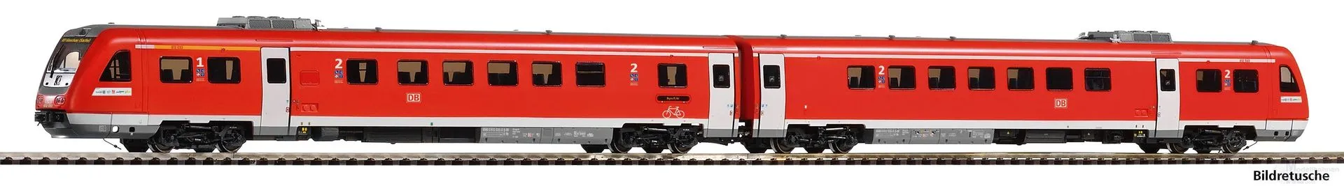 Piko 52208 - Triebzug BR 612 DB Ep.VI 2.tlg. H0/WS Sound