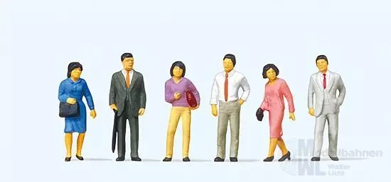 Preiser 10119 - Japanerinnen und Japaner H0 1:87