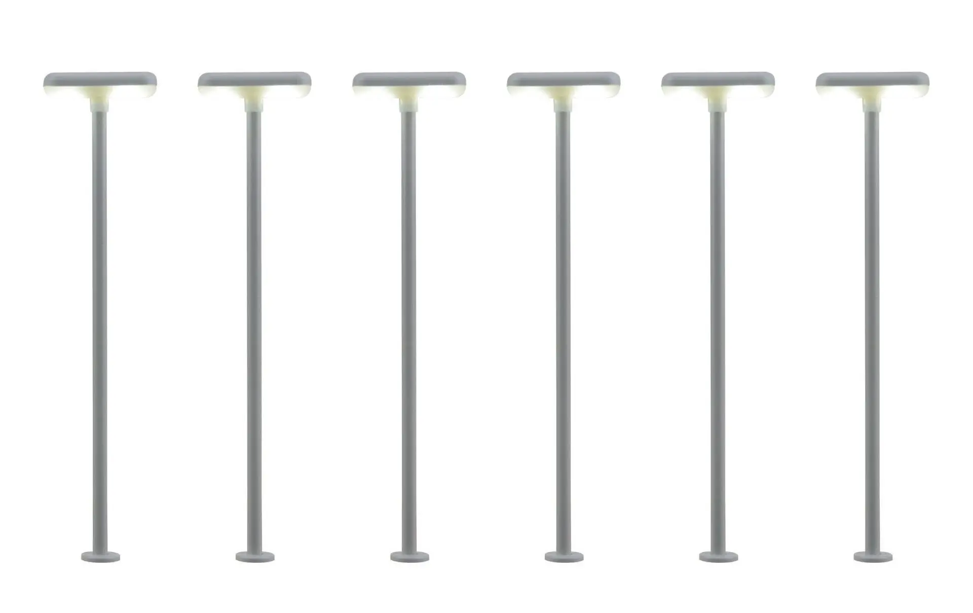 Viessmann 63646 - Bahnsteigleuchte 2 LED weiß 5+1 H0 1:87