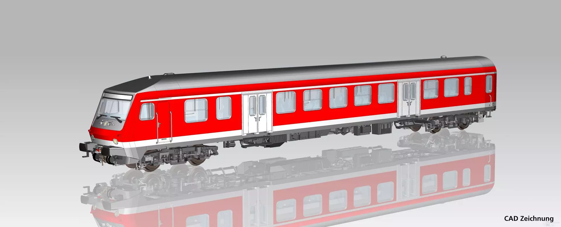 Piko 28021 - Mitteleinstiegs-Steuerwagen DB Ep.V Bybdzf 482.1 H0/WS