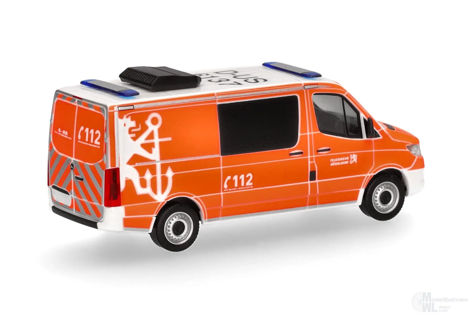 Herpa 099028 - Mercedes-Benz Sprinter 18 Halbbus FW Düsseldorf H0 1:87