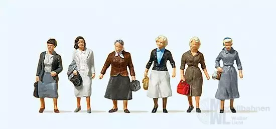 Preiser 10365 - Pendlerinnen auf dem Weg zur Arbeit H0 1:87
