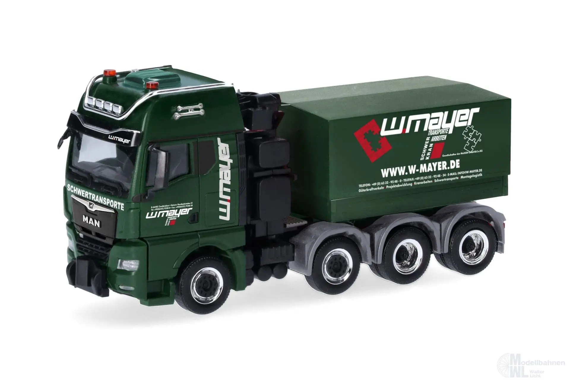 Herpa 321686 - MAN TGX GX Schwerlast Zugmaschine Mayer H0 1:87