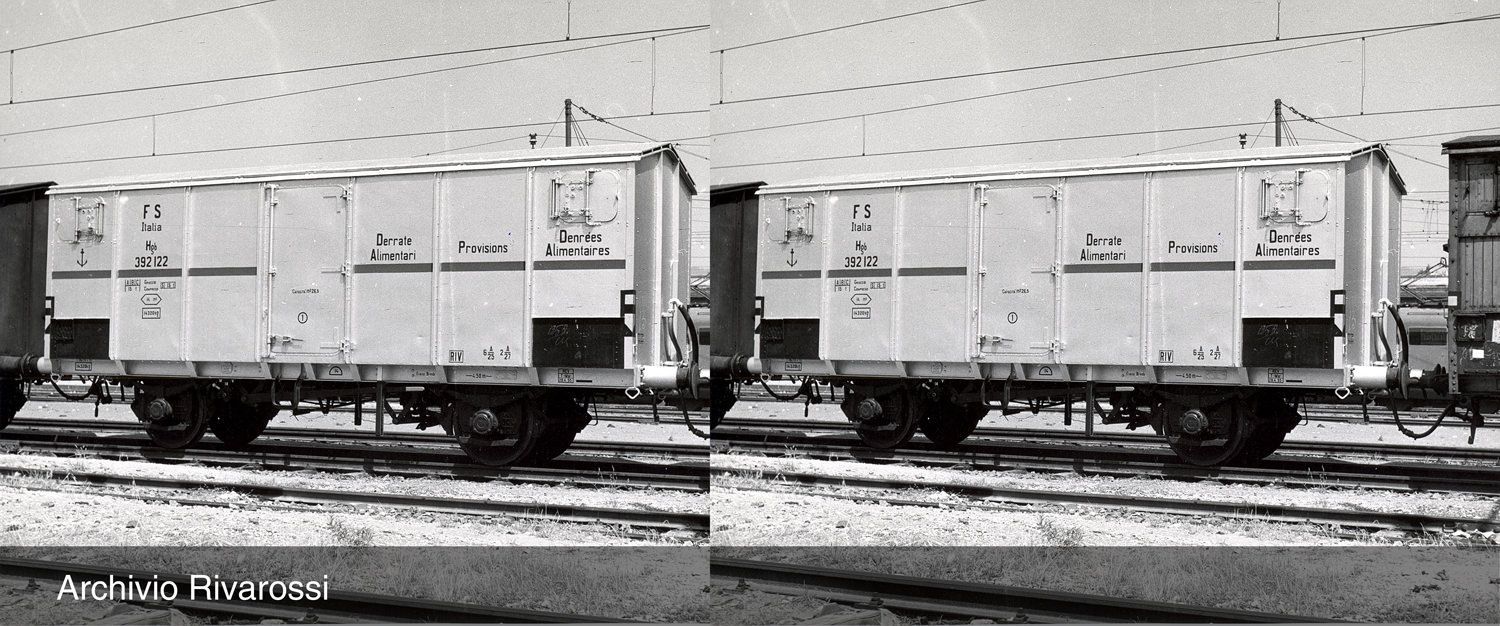 Rivarossi 6562 - Kühlwagen Set FS Ep.III 2.tlg. Ifms H0/GL