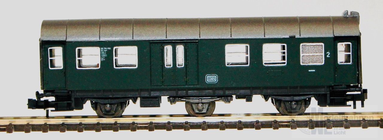 Roco 02250S - ROCO - Umbauwagen DB 2.Kl./Gepäck BD3yg N 1:160