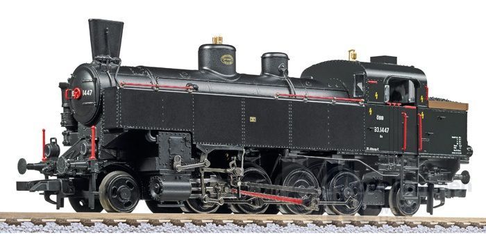 Liliput 131406 - Dampflok BR 93 ÖBB Ep.III Giesl Injector H0/GL