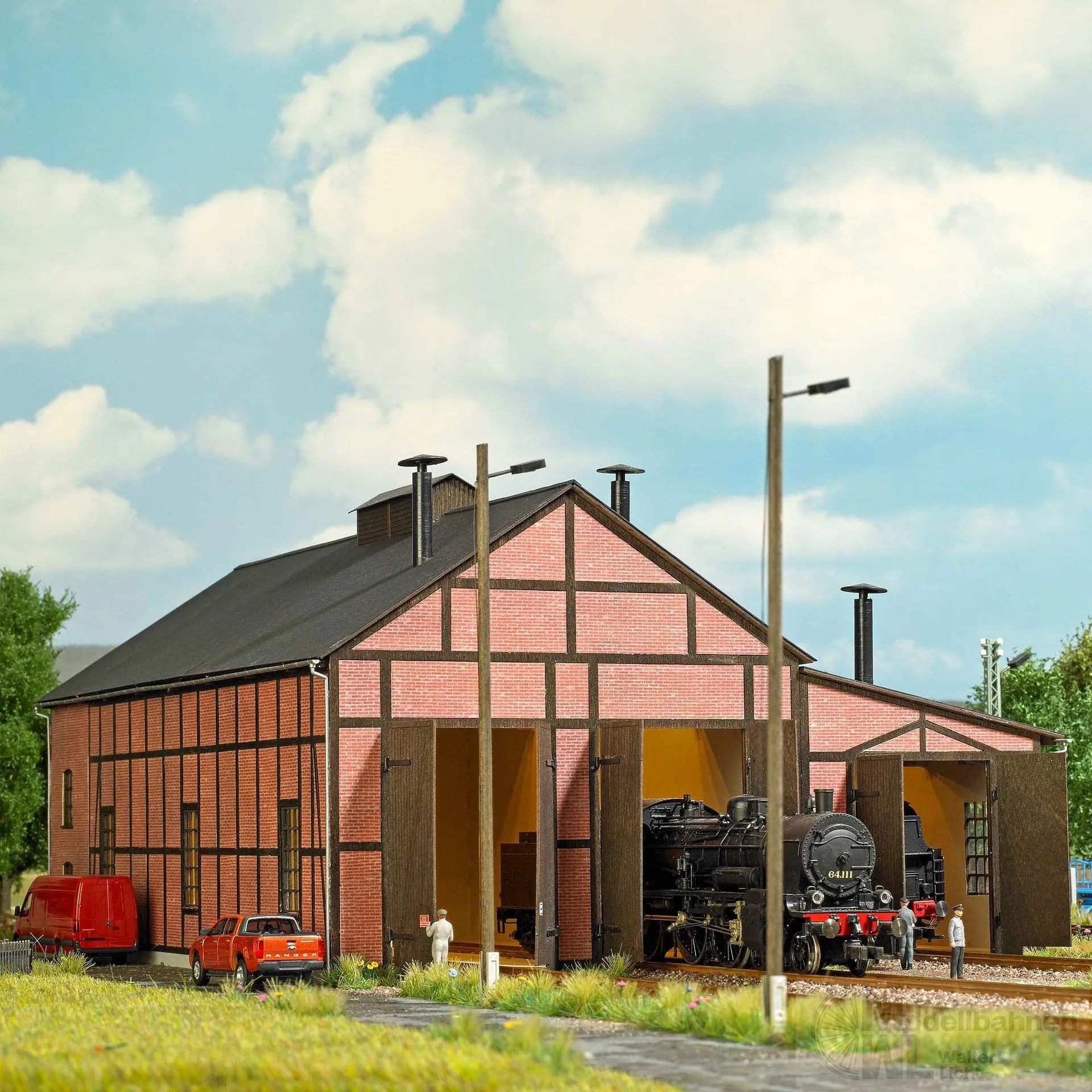 Busch 8223 - Lokschuppen N 1:160