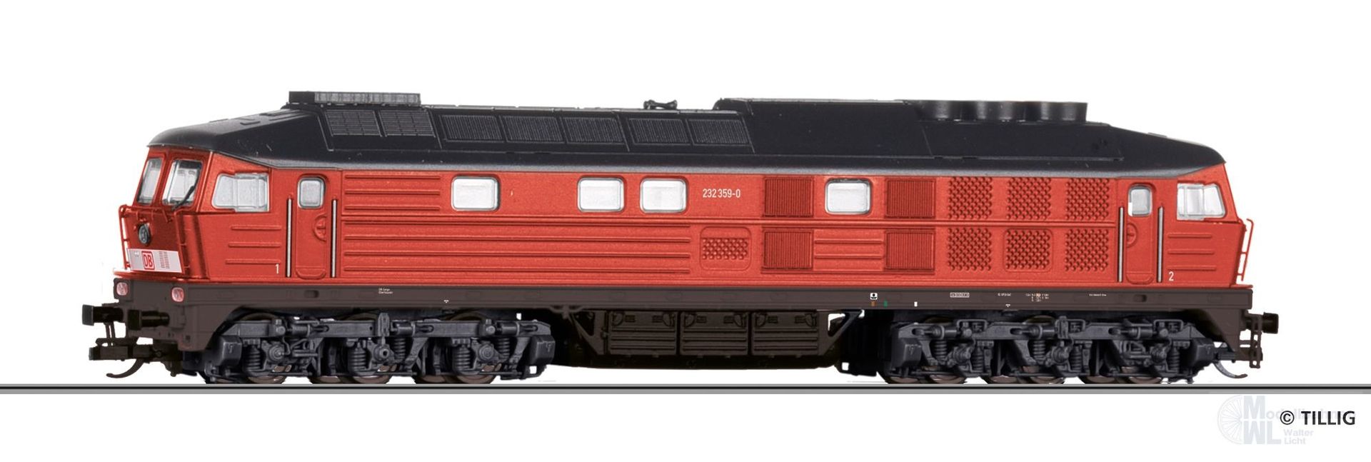 Tillig 05779 - Diesellok BR 232 DB Cargo Ep.V TT 1:120
