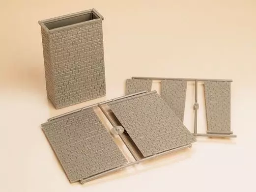 Auhagen 48574 - 3 Brückenpfeiler H0 1:87 / TT 1:120