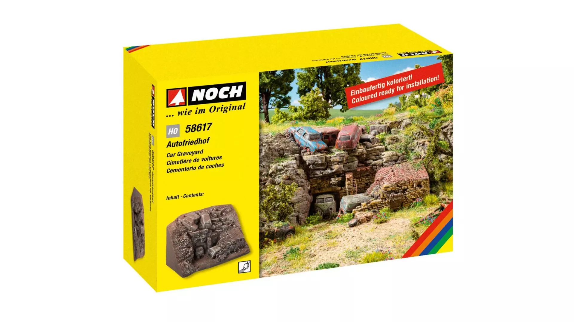 Noch 58617 - Autofriedhof H0 1:87