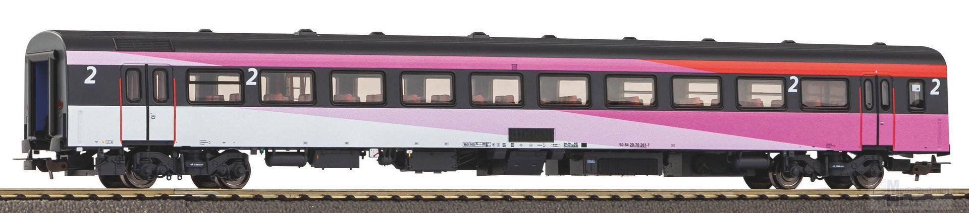 Piko 97639 - Personenwagen ICR Fyra Ep.V 2.Kl. 2.Betr.Nr. H0/GL
