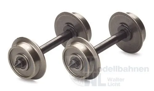 Liliput 939312 - Radsatz Achslänge 24,7mm Durchmesser 8,4mm 2 Stück H0/WS
