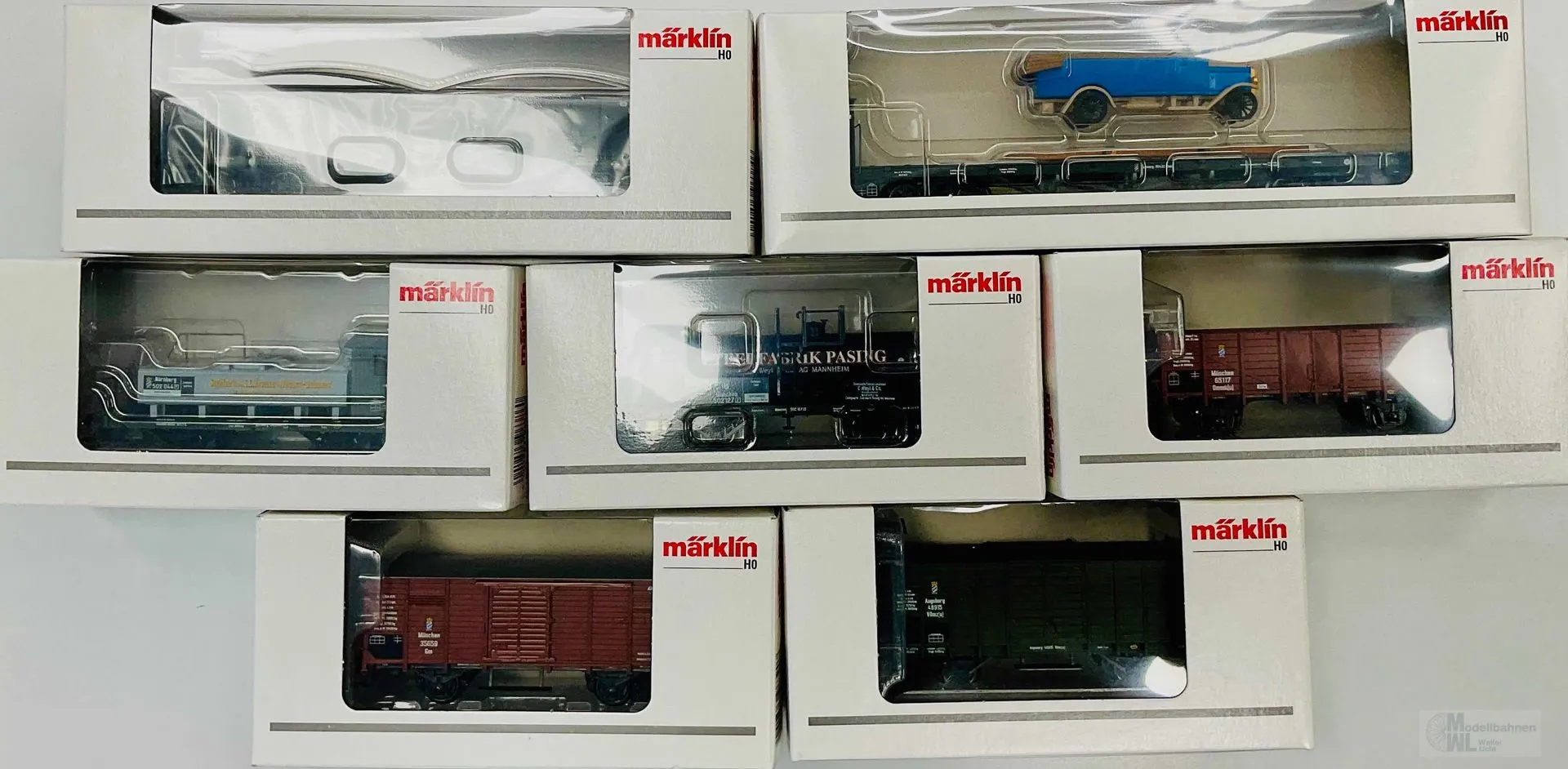 Märklin 46082 - MÄRKLIN - Güterwagen-Set K.Bay.Sts.B. Ep.I 7.tlg. H0/WS