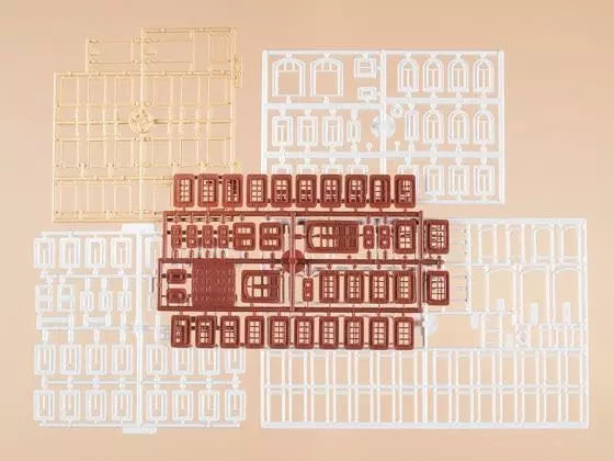 Auhagen 48648 - Fenster, Fenstergewände, Türen H0 1:87 / TT 1:120