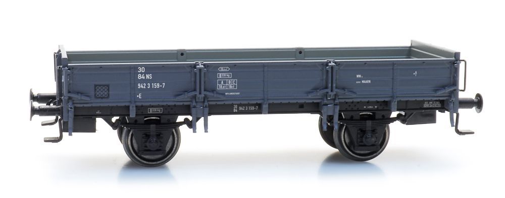ARTITEC b.v. 20.317.30 - Niederbordwagen NS Ep.IV Sand 159-7 ohne Bremse Depot Maarn H0/GL