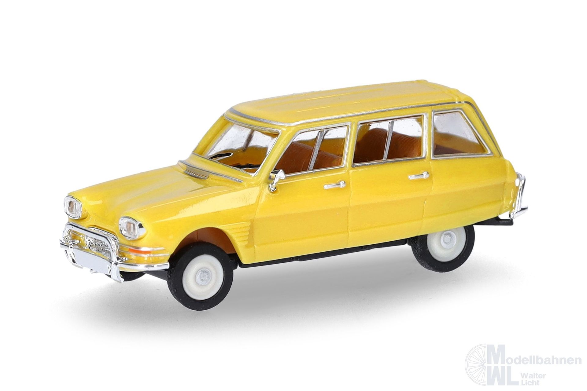 Herpa 027328-005 - Citroen AMI 6 Break, zinkgelb H0 1:87
