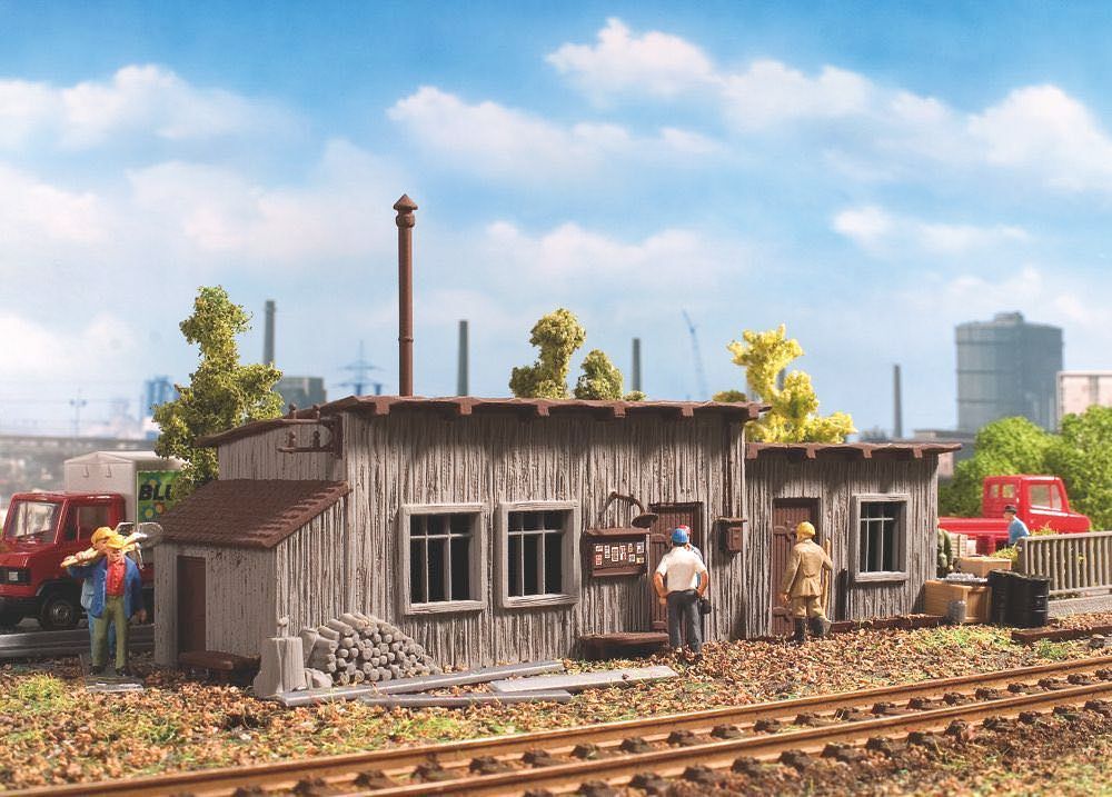 Vollmer 45713 - Bauhütte braun H0 1:87