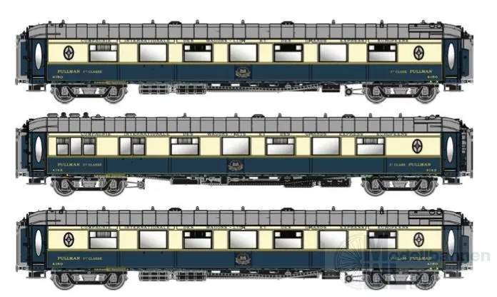 LS Models 79171 - Personenwagen Set CIWL Ep.II 3.tlg. H0/GL