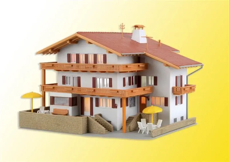 Kibri 38077 - Alpenhof inkl. Etageninnenbeleuchtung H0 1:87